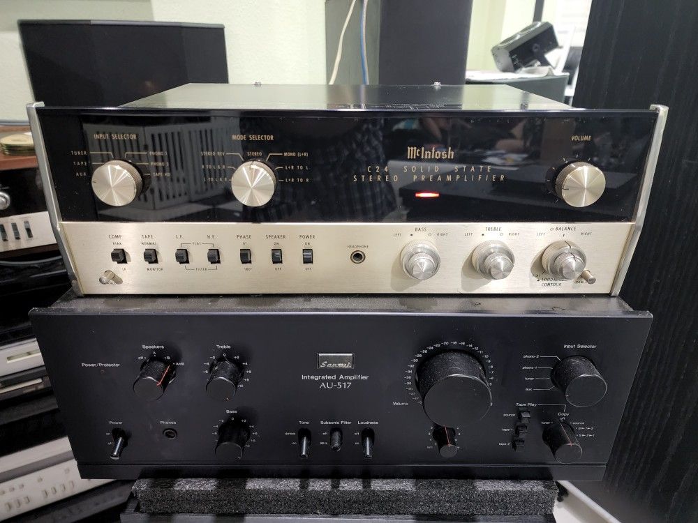 McIntosh C24 Preamp Perfect Working Very Nice Sound Will Test Before You Buy