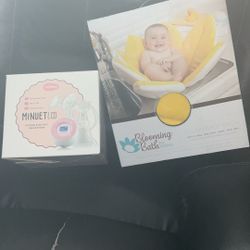 Plush Baby Bath And Breast Pump