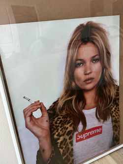 Supreme Kate moss poster