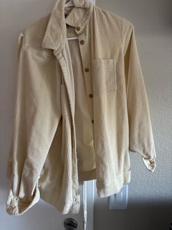 Cream Corduroy Jacket