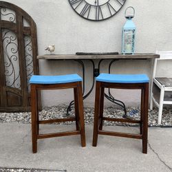 Pair Of Wood Stools