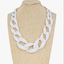 Coiris Statement Chunky Acrylic Chain Link Choker Necklace Fashion Women Collar Necklaces Acrylic Resin Chain Necklace