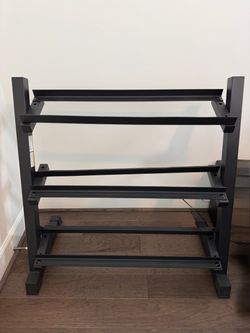 3-Tier Adjustable Dumbbell Rack