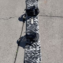 150cm Snowboard With Bindings