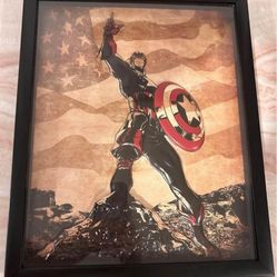 MARVEL COMICS CAPTAIN AMERICA 3-D HOLOGRAM