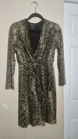 Casual Snake printed dress