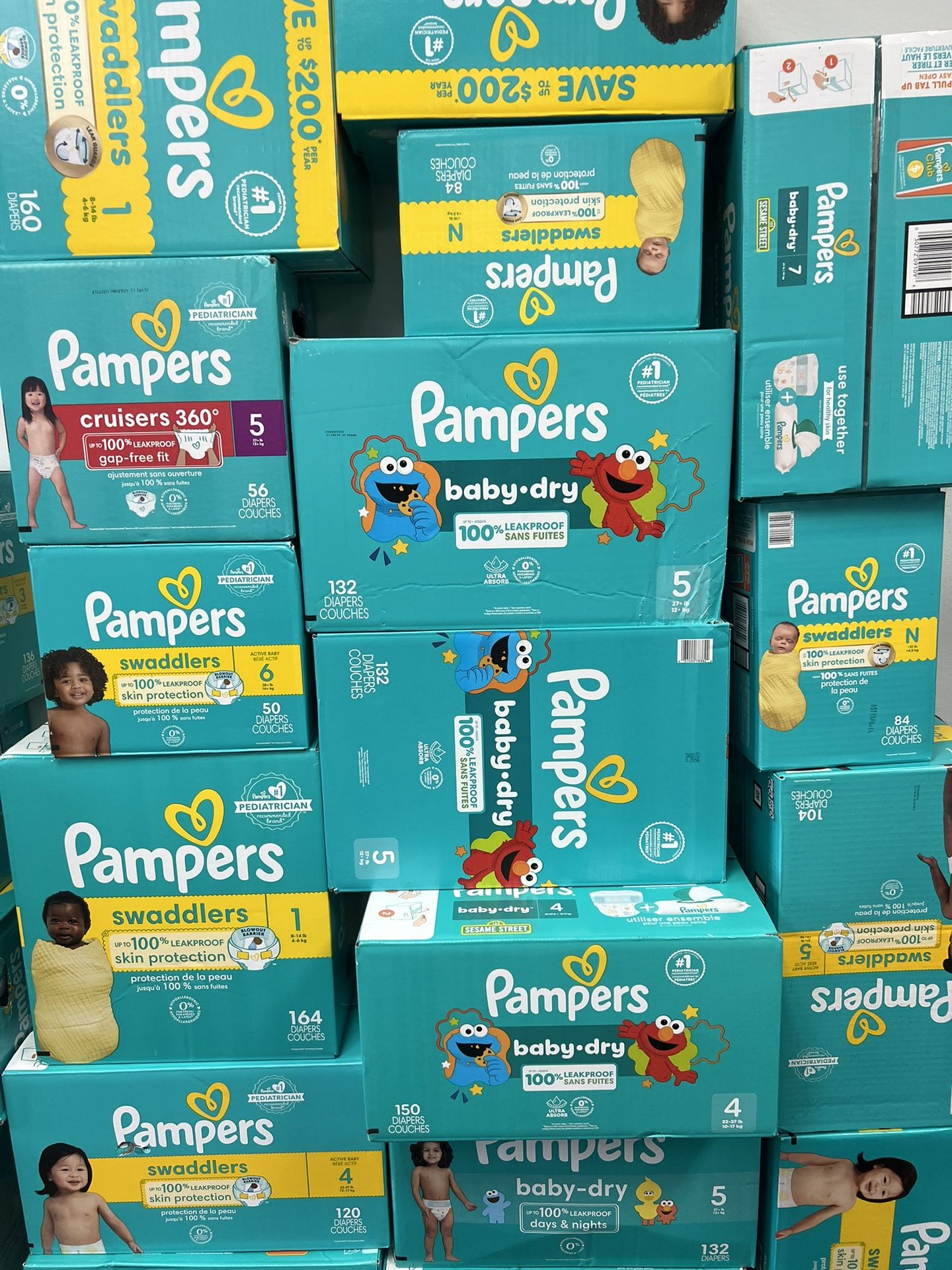 Any Size Pampers