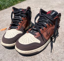Nike Dunk High Bodega Legend Fauna Brown Size 7.5