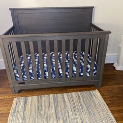 Target Matching Crib and Changing Table
