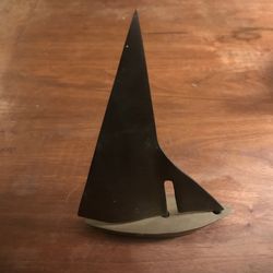 Vintage Brass Sailboat