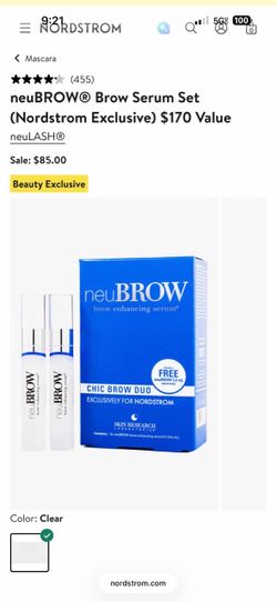 neuBROW Brow Enhancing Serum Chic Brow Duo Set