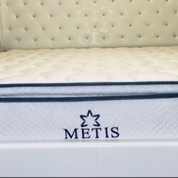New Bed Frame ( 17 Different Options) + Quality Pillow Top Mattress. Order Today And Get It Today 🚚