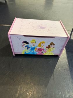 Disney Princess Wooden Toy Box