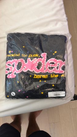 Sp5der hoodie black (S,M,L)