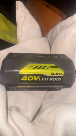 Ryobi 40V 2.6ah Lithium battery