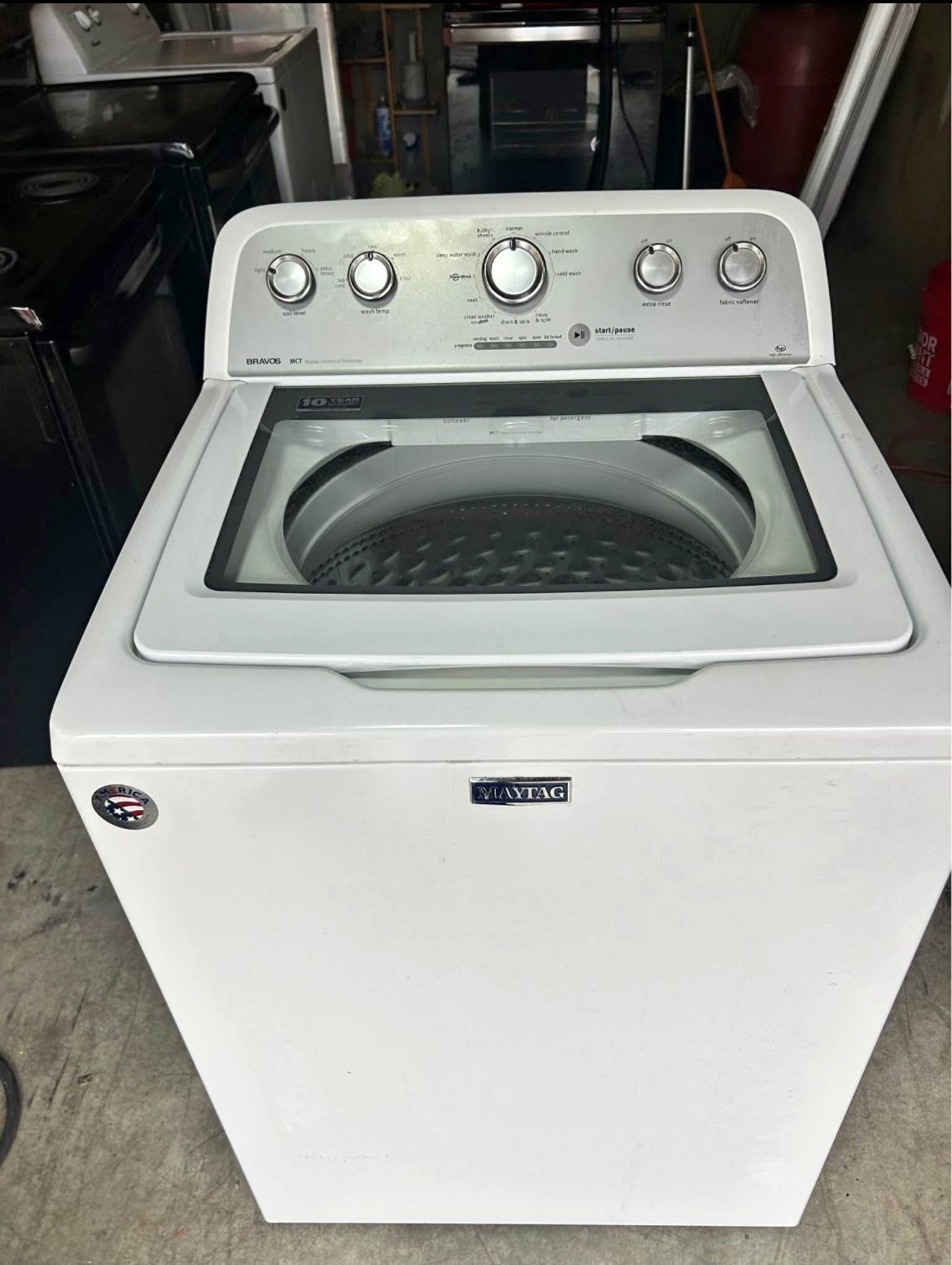 ⭐️NICE CLEAN MAYTAG GLASS TOP WASHER⭐️