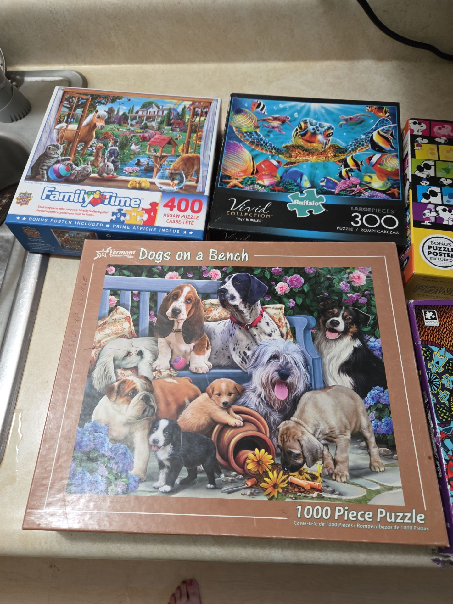 Puzzles and sort and go