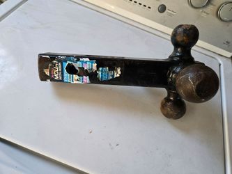 Trailer Tri-Ball Mount With Hook