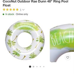 CocoNut Outdoor Rae Dunn 48" Ring Pool Float