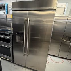 🔥 Luxury JennAir 48” Built-In Side-by-Side Refrigerator – Panel Ready! 🔥