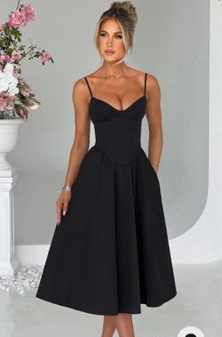 Black Midi Dress