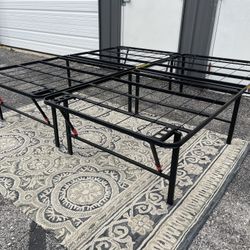 New 18”h Smart Base Platform Bed Frame KING Size 
