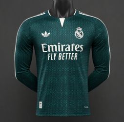 Player Version 26/27 Real Madrid Long Sleeve Away Jersey