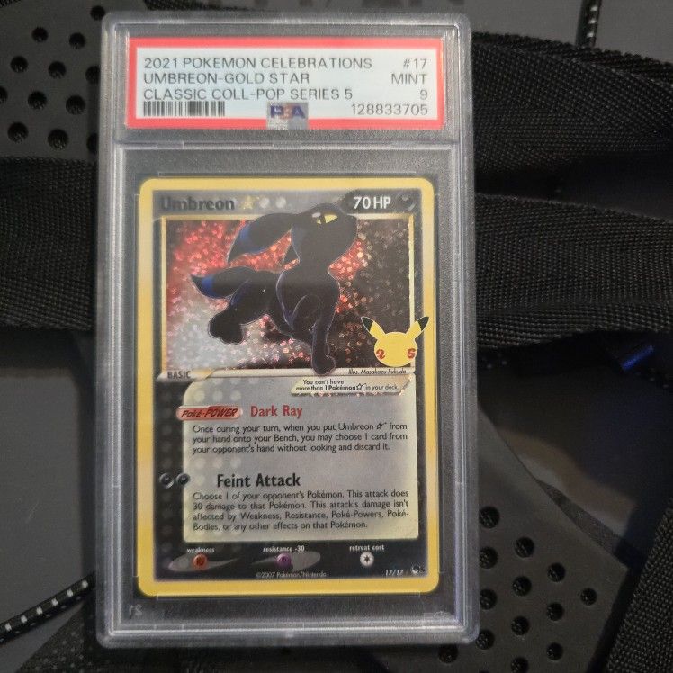 Pokemon Celebrations Gold Star Umbreon PSA 9