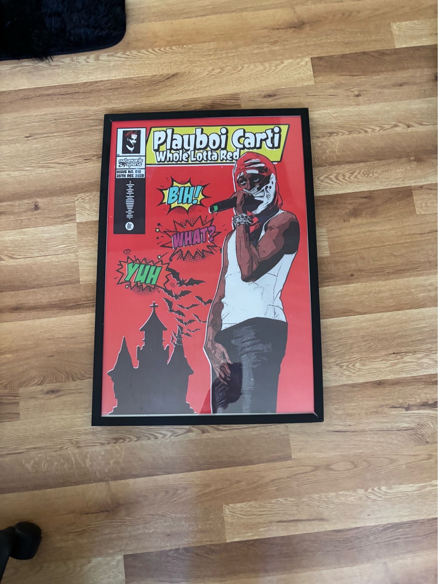 Playboy carti poster with frame