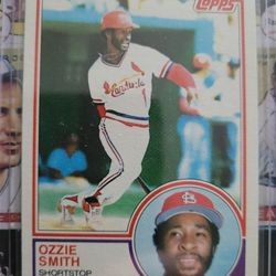 83 Topps Ozzie Smith!