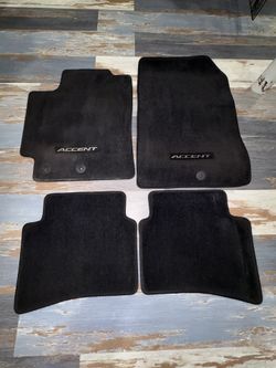 2012 - 2017 Hyundai Accent Carpet Floor Mats (used)