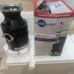  Badger Series In Sink Erator Garbage disposal  1/2;HP DURA DRIVE REPLACEMENT/RENTAL HOME