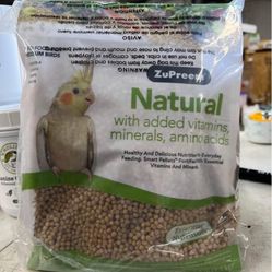 New bird food pellets for large birds 20 and for medium birds $17 