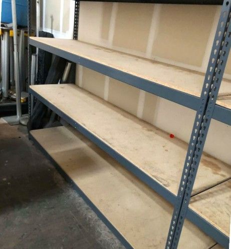 Racking New Shelving 96 in W x 24 D x 72 H Garage Storage Shelves