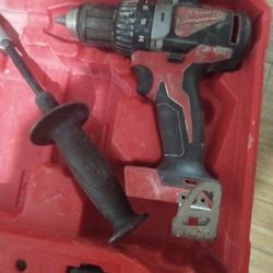 Milwaukee Battery Powered Drill With Case Tool Only