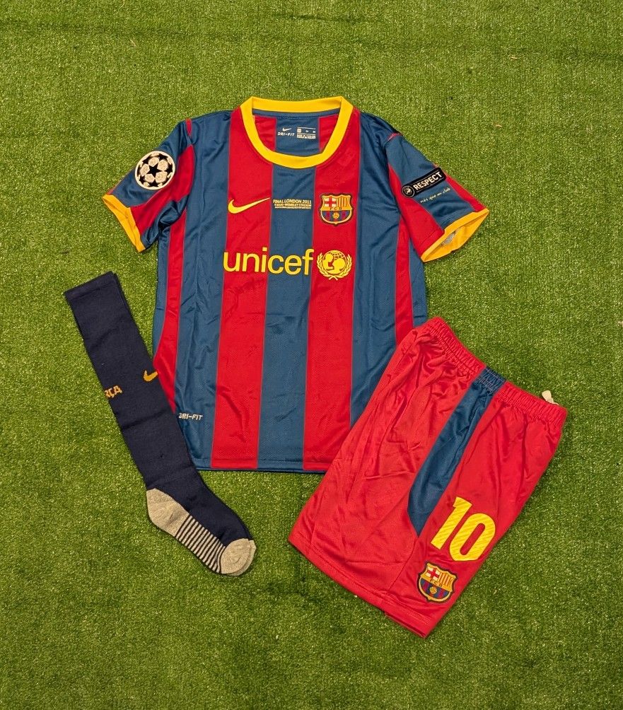 Barcelona Home Jersey 2010/11 Retro Barcelona Kids Jersey Messi Jersey