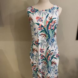Columbia Women's Chill River printed sleeveless dress.- Womens Med