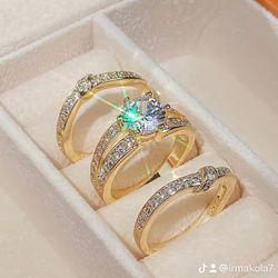 Engagement Ring 3 Set 