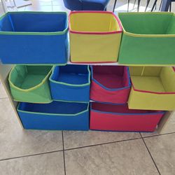 Delta Multi-Color Deluxe Toy Organizer with Storage Bins