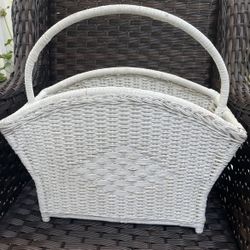 Quality Vintage Wicker Basket. Indoor Outdoor.