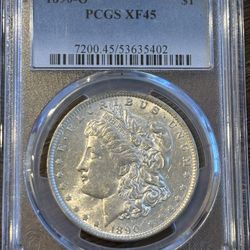1890-O Morgan Dollar – PCGS XF45