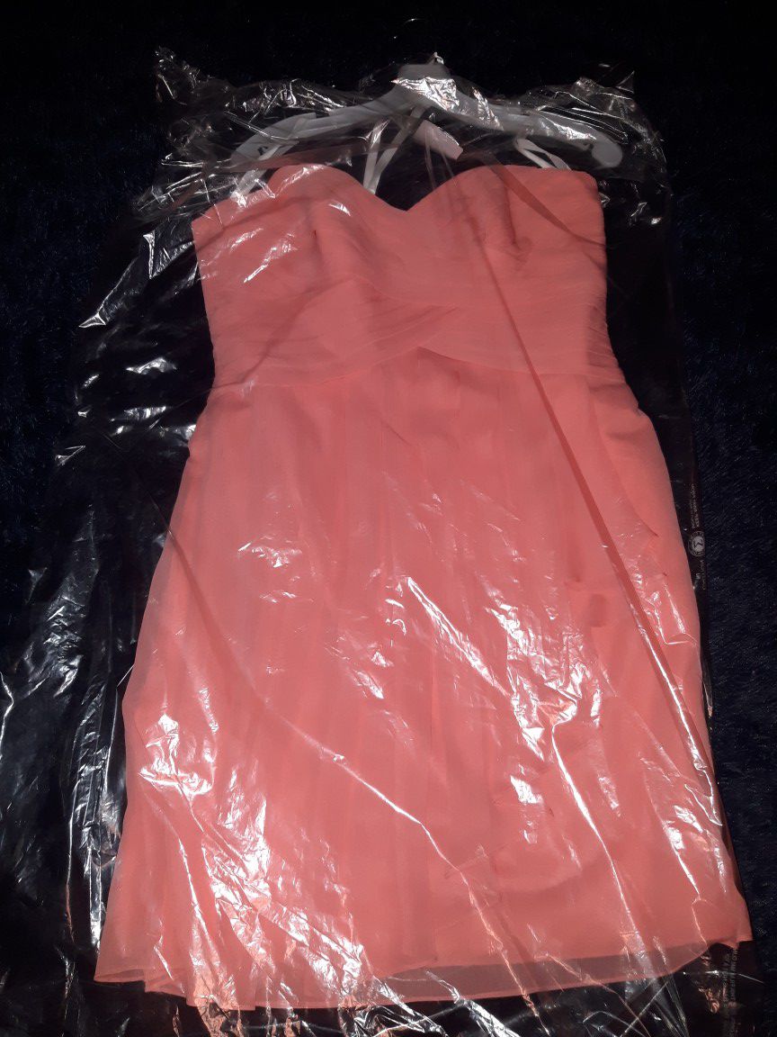 Coral Bridesmaid/prom/event dress