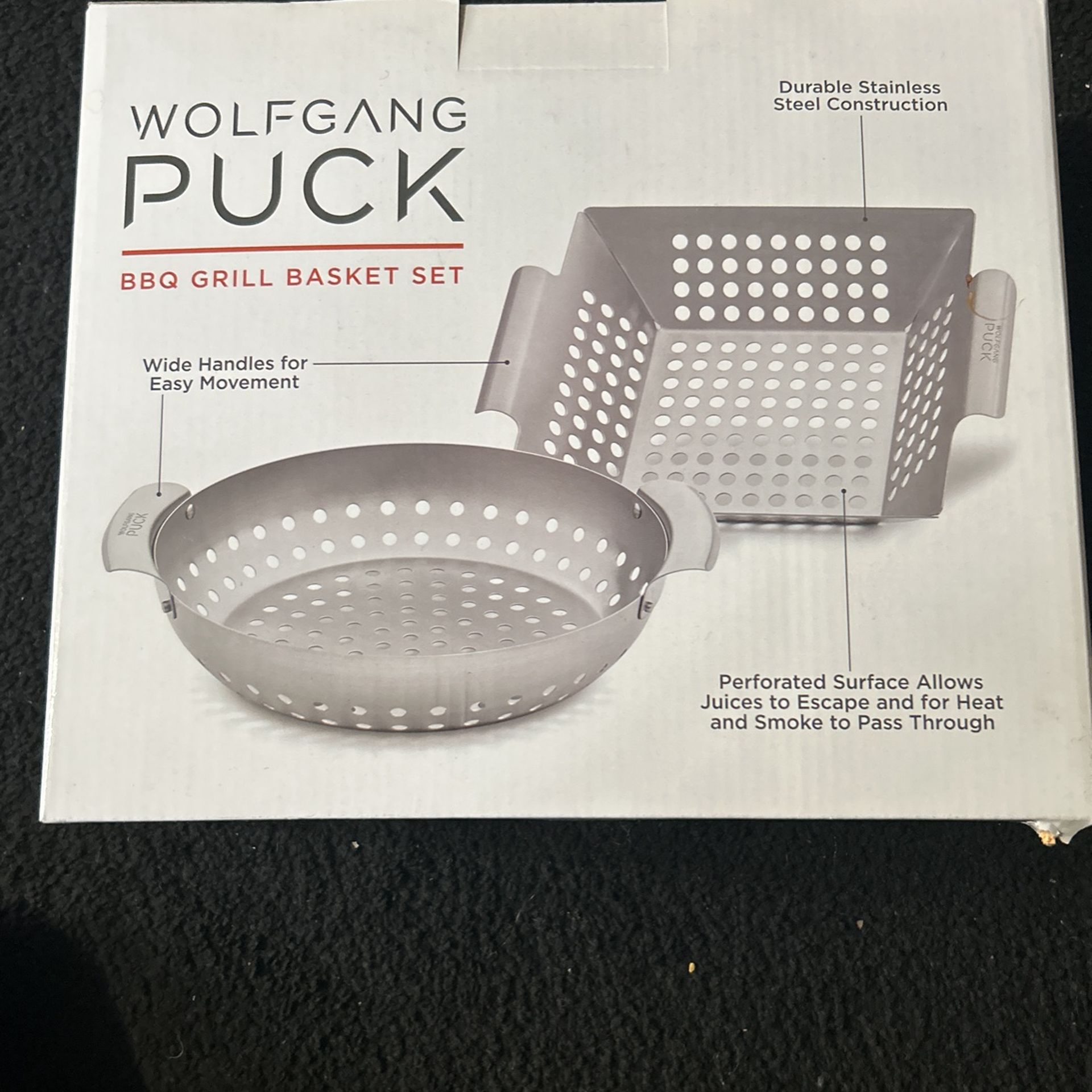 Wolfgang Puck BBQ Grill Basket Set