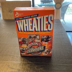 Tampa Bay Bucs 2002 Super Bowl Champions Wheaties Box