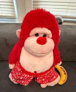 Valentine's Day Plush Gorilla with Banana