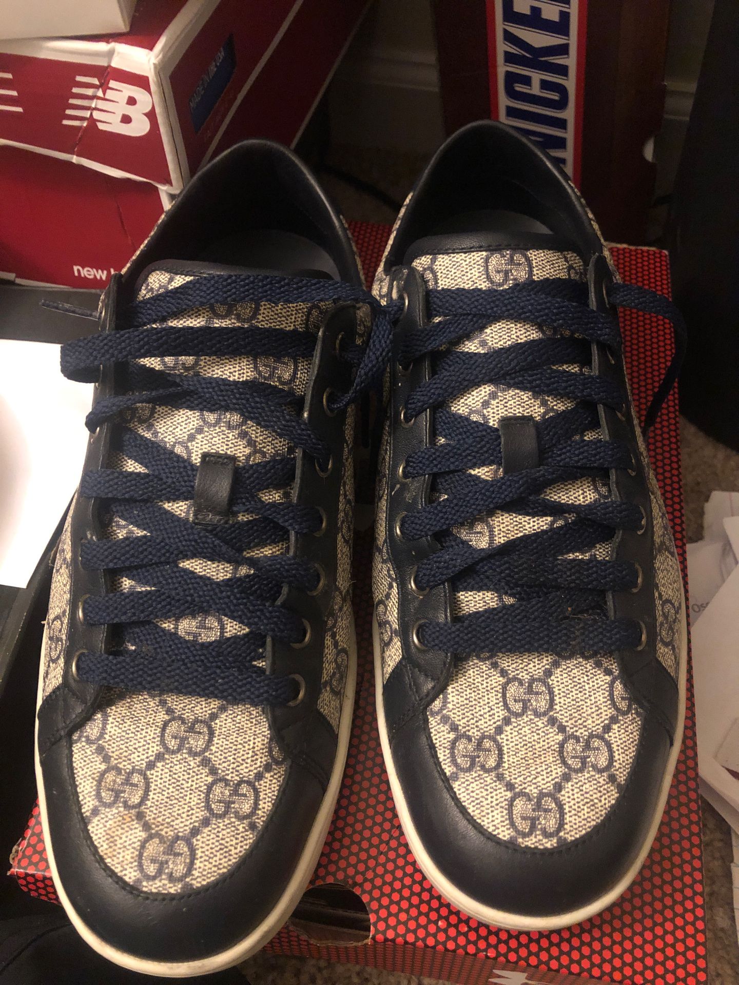 Gucci monogram sneakers 42.5