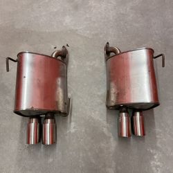 SUBARU WRX REAR EXHAUST MUFFLER WITH FACTORY TIPS OEM