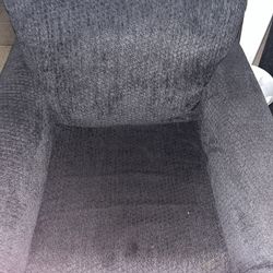 Grey Fabric Arm Chair 