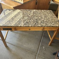 Executive Desk With Granite Top 
