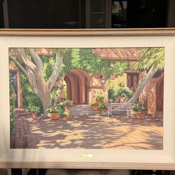 Julie Marsland – “TLAQUEPAQUE” (1994) – Original Oil on Canvas – 24x36 – High End Framed